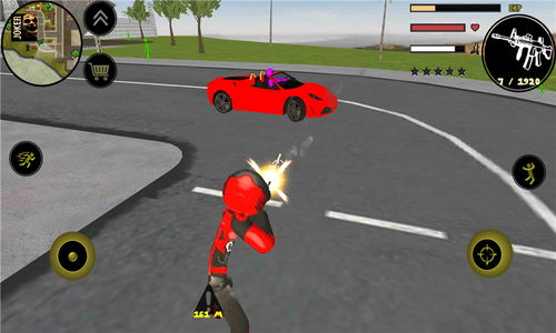(stickman rope hero 1)Stickman Rope Hero老版本：城市中的超级英雄大战和冒险挑战。