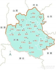(中原地区 地图)中原省地图全图：详细标注地理位置和交通网络的中原省地图。