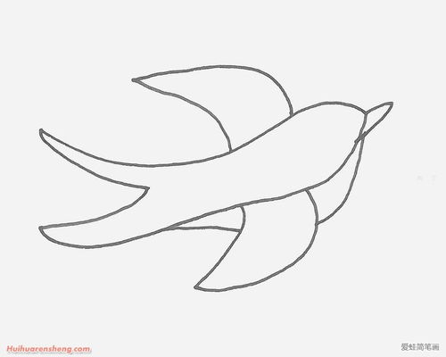 (燕子怎么画简笔画 幼儿)教你如何画3-6岁儿童喜爱的燕子简笔画技巧